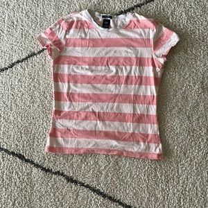 Striped pink and white Gap shirt size xs